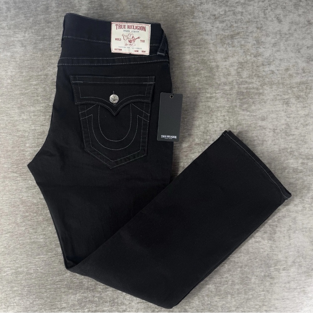 True Religion Black Denim with Red Label